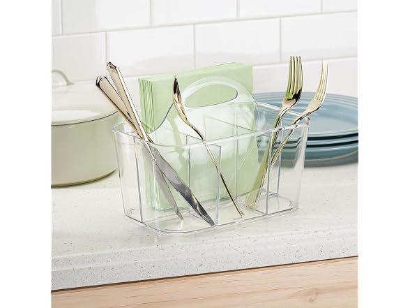 iDesign 4-Section Storage Caddy with Handle