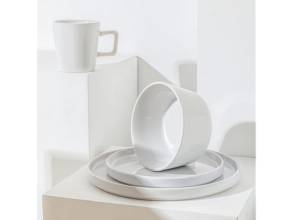 Stone Lain Celina Modern Stoneware 16-Piece Dinnerware Set