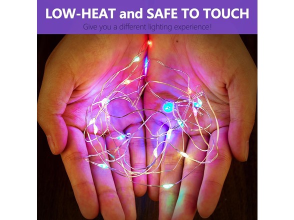3 Pack: 40ft USB Waterproof Remote Control LED String Lights