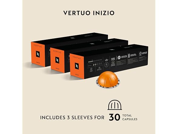 Nespresso Vertuo Inizio Medium Roast, 60-Count
