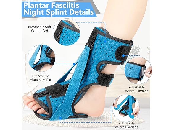 WOSHSHEN Plantar Fasciitis Night Splint