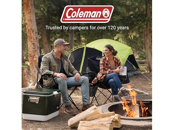 Coleman Portable Camping Chair 4-Can Cooler