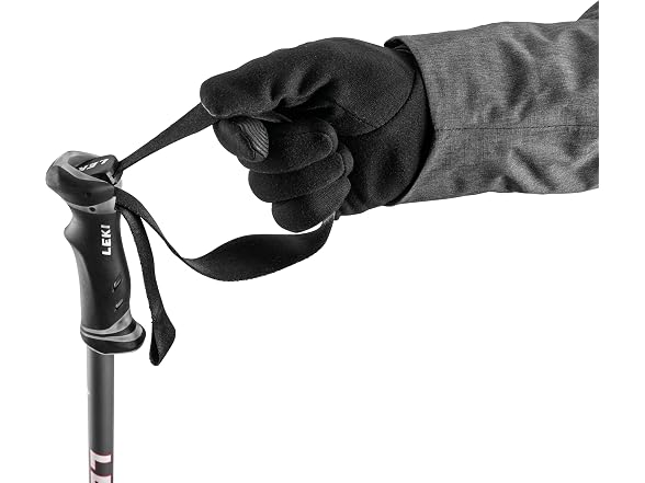 LEKI QNTM Ski Pole Pair - Black/Red 115