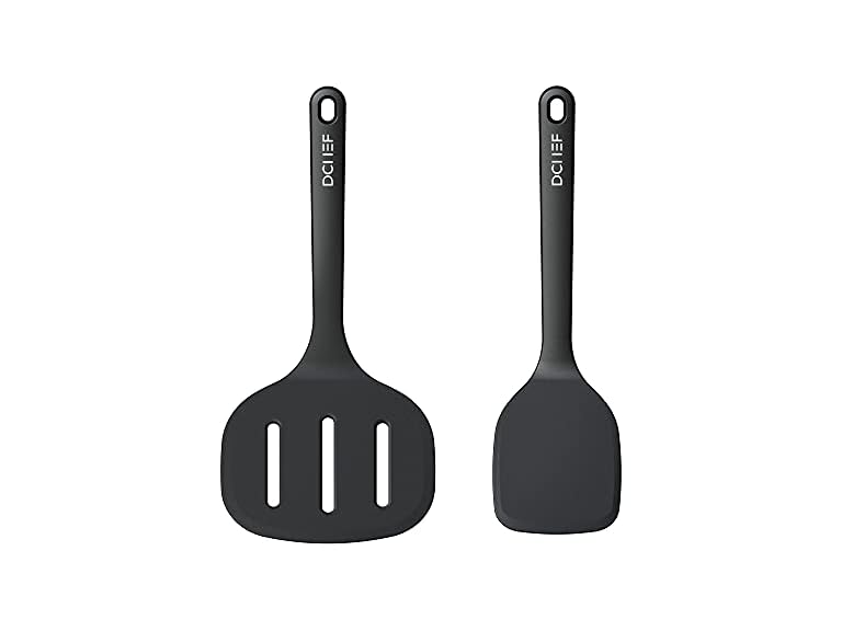 Dailychef 2 Pack Large Silicone Solid & Slotted