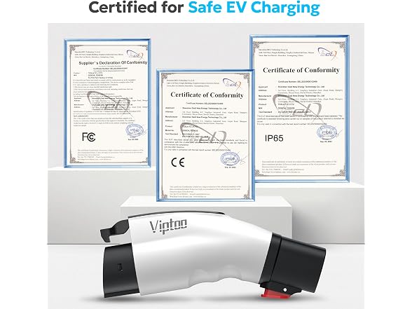 VIPTOO Tesla to J1772 NACS EV Adapter