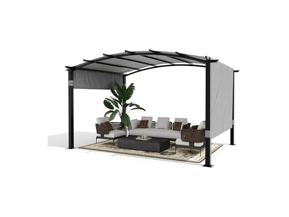 KYBOLT KYBOLT 12x9 Ft Outdoor Arched Pergola