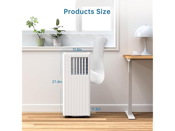 dainslef 350sqft 8k BTU Portable AC