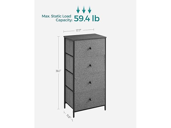 SONGMICS Dresser for Bedroom