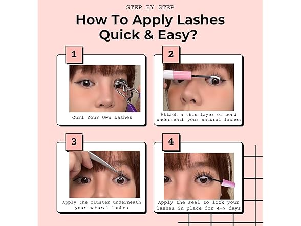 Ninetynine Dreams 100PCs Lash Clusters