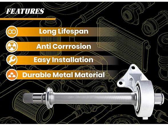 44500-SLN-L00 CV Intermediate Shaft