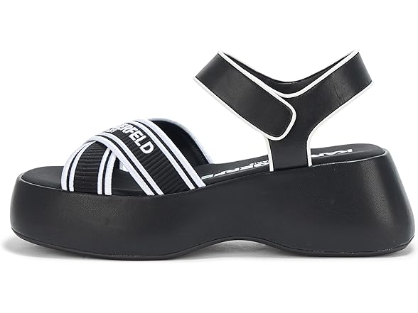 KARL LAGERFELD Women's Meddi Strappy Platform Sandal