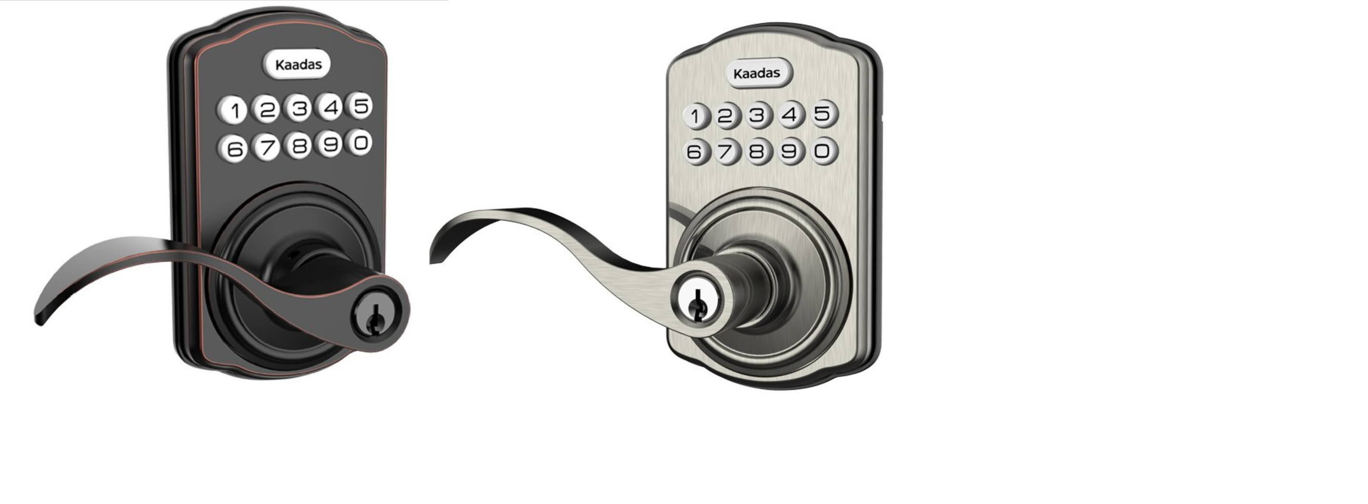 Kaadas KS04 Lever Lock with Key and Keypad - Gallery 14