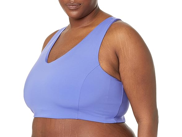 Amazon Essentials Women Sculpt V-Neck Sports Bra