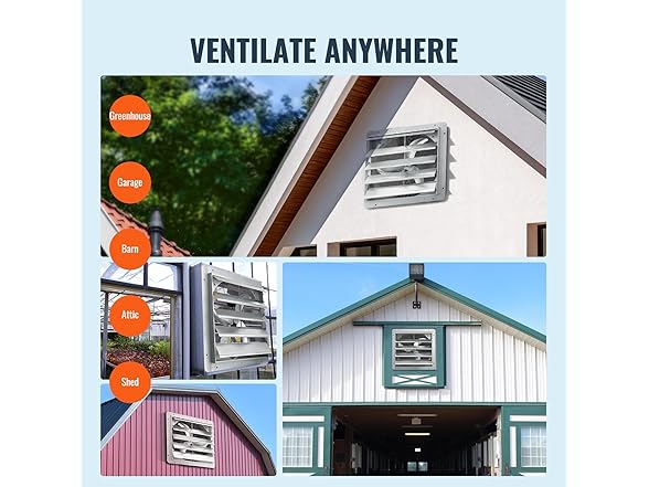VEVOR 24'' Shutter Exhaust Fan