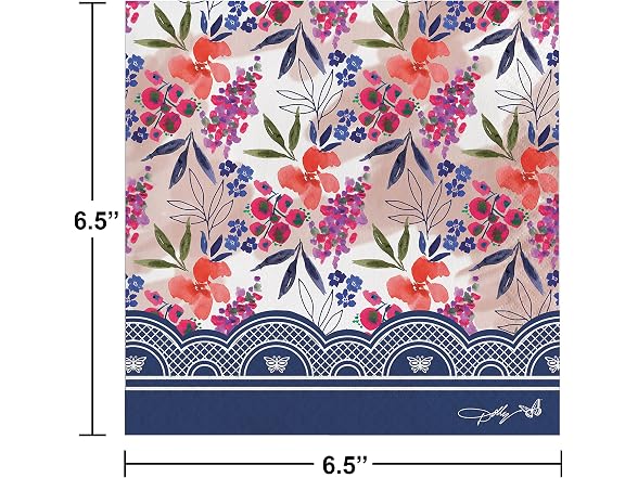 Dolly Parton Celebrate Floral Party Supplies Kit, Serves 8