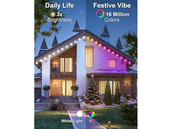 XINKAITE Permanent Outdoor Lights