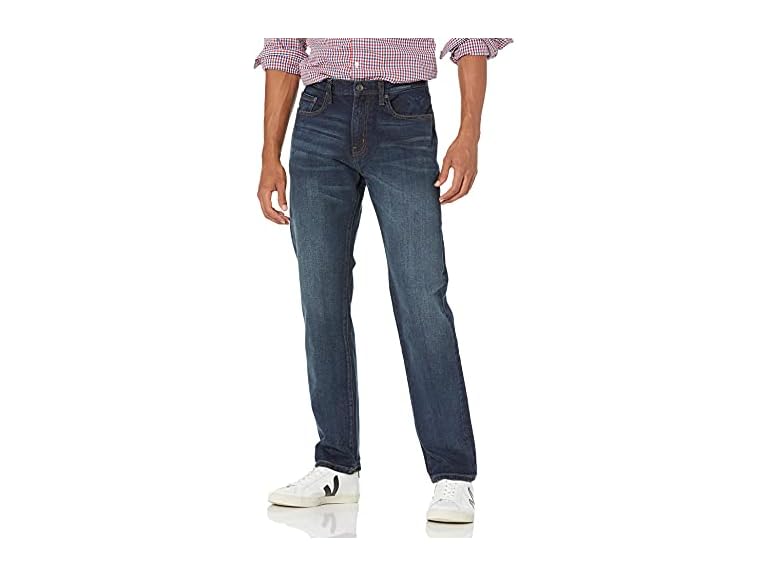 Amazon Essentials Men's Athletic-Fit Stretch Jeans - Dark Wash, 40W x 28L
