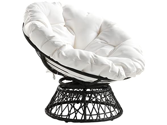 OSP Home Furnishings Wicker Papasan Chair