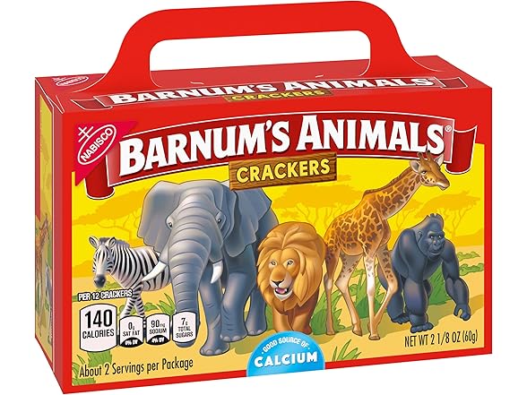 BARNUM'S Original Animal Crackers, 2.1 oz