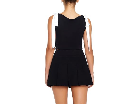 Forever 21 (XL) Sleeveless Satin Bow Top