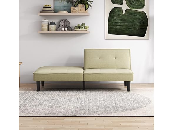 FONTOI Futon Sofa Bed Memory Foam Couch Sleeper