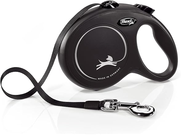 Flexi Automatic Leash New Classic L 5 M Black
