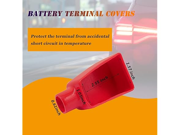 Battery Terminal Covers 6pcs