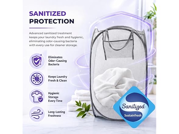 Laundry 360 Mesh Pop Up Laundry Hamper