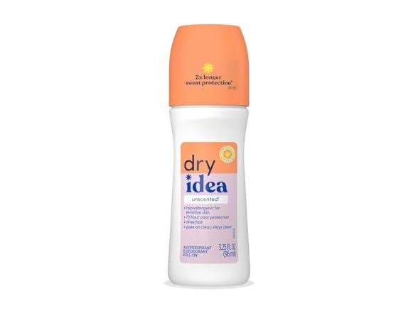 Dry Idea Dry Idea Unscented Roll-On 3.25oz (3pk)