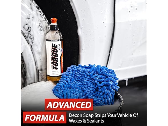 Decontamination Soap 8oz + Wash Mitt