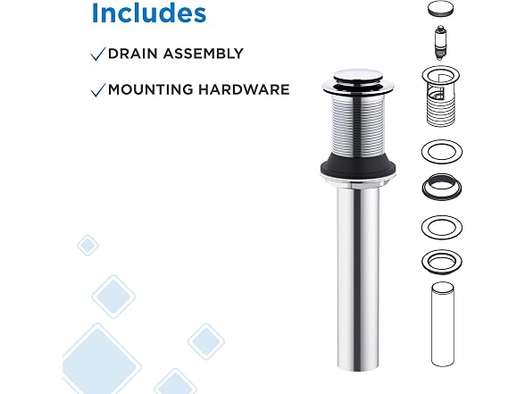 Gerber 1-1/4 in. Touch-Down Bathroom Sink Drain