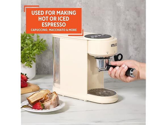 IMUSA 20 Bar Espresso Machine with Milk Frother