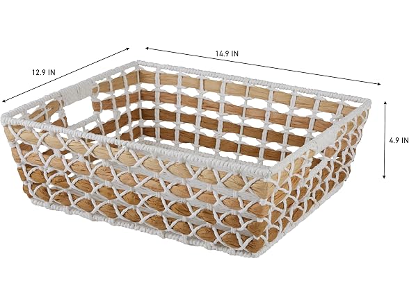 Simplify Large Shelf Woven Tote