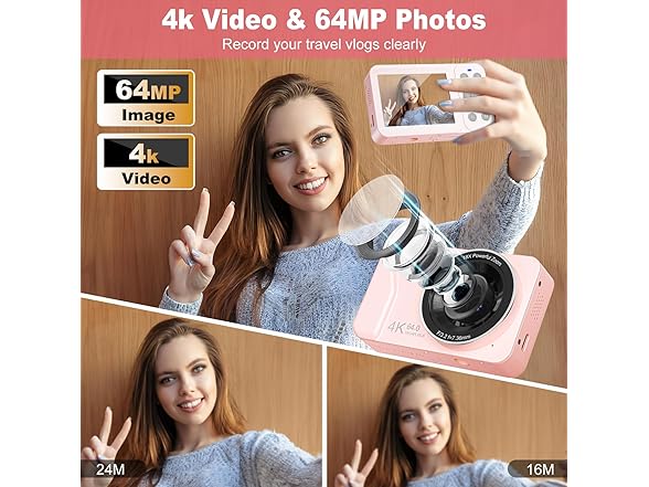 HSZTJJYP 4K Digital Camera