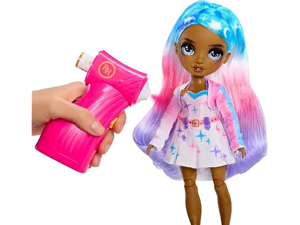 Rainbow High Air Brush & Create DIY Fashion Doll with Airbrush Marker Kit