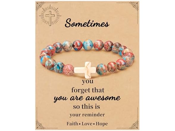 JSJOY Christian Inspirational Bracelet