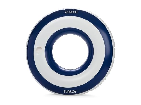 FUNBOY 46 Navy Blue Stripe Pool Float Inner Tube