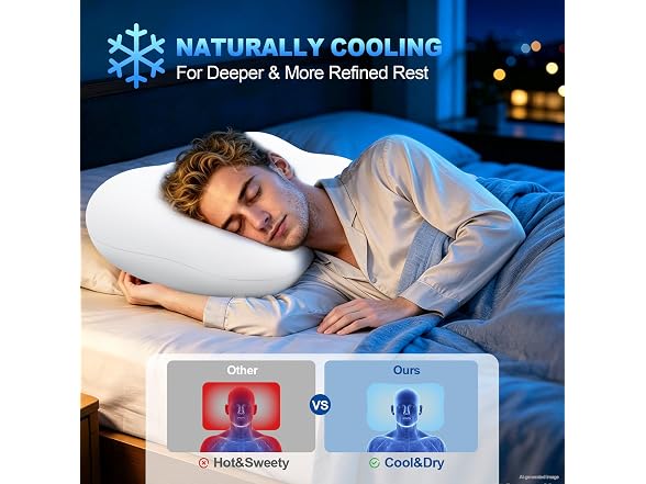 HUADER Cervical Neck Pillow