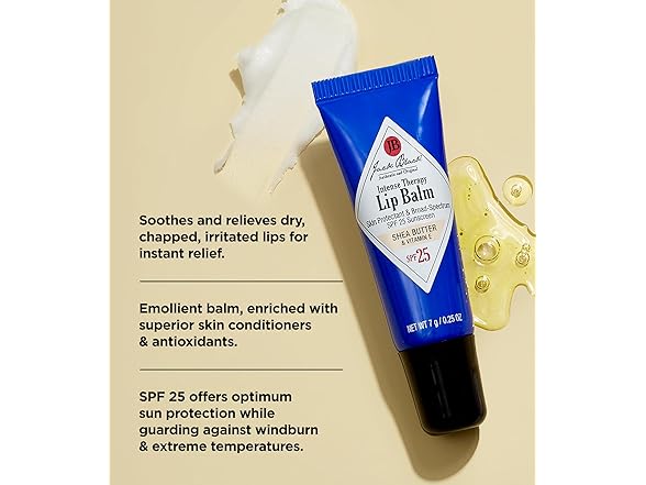 Jack Black Intense Therapy Lip Balm, 0.2