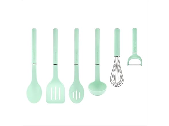 KitchenAid Universal Tool & Gadget Set, 6 Piece, Spearmint