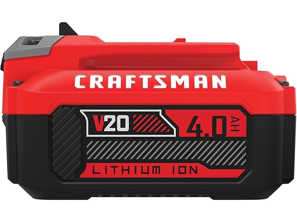 CRAFTSMAN V20 Battery and Charger, 4.0 Ah