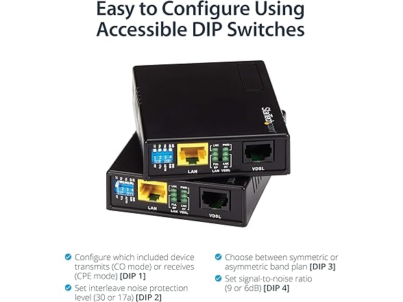 StarTech 10/100 VDSL2 Ethernet Extender Kit