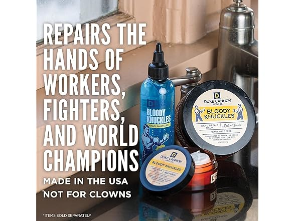 Duke Cannon Bloody Knuckles Hand Repair Balm