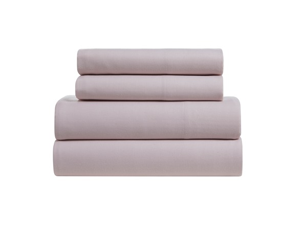 Herringbone Twill 4 Piece Cotton Rich Sheet Set