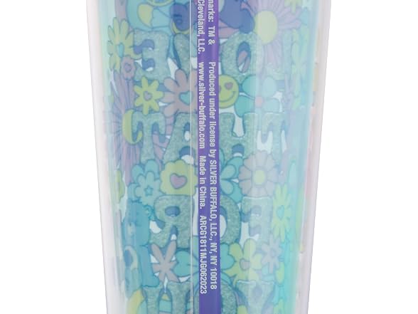 Care Bears Groovy Love Quote, Plastic Cold Cup, 24oz