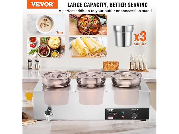 VEVOR Electric Soup Warmer