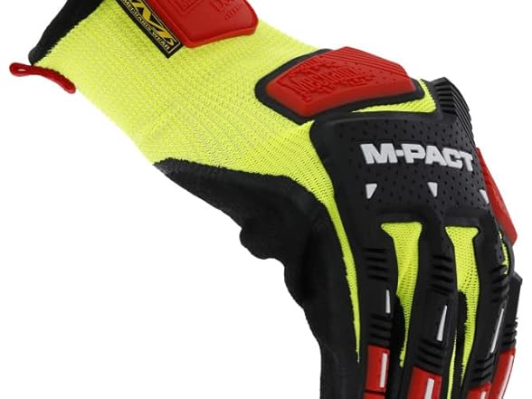 (3pr) Mechanix Wear M-Pact Knit Hi-Viz CR3A3 Glove