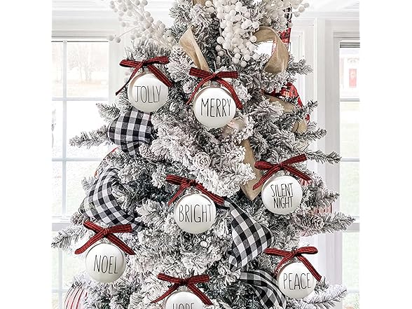 Wtosuhe 12PC Christmas Ball Ornaments