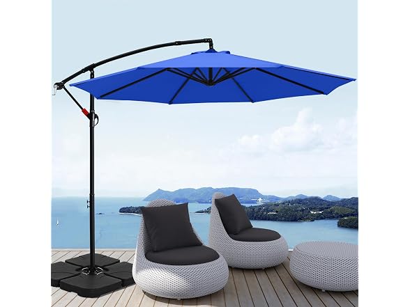 ABCCANOPY Cantilever Patio Umbrella with Base