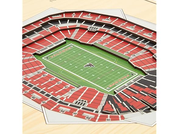 ATLANTA FALCONS 5Layer StadiumViews 3D Wall Art